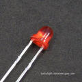 3mm Round Standard T-1 Type Red LED with 700nm Wavelength, 60° Viewing Angle